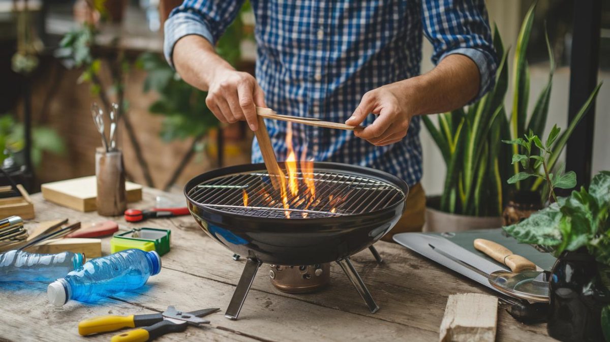 économisez en créant un soufflet de barbecue avec des bouteilles en plastique recyclées