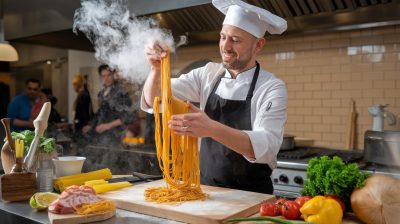 le chef italien et sa méthode révolutionnaire pour cuire les pâtes : la cuisson passive