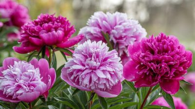 Optimisez la floraison de vos pivoines pour 2025 avec ces astuces d'hivernage essentielles