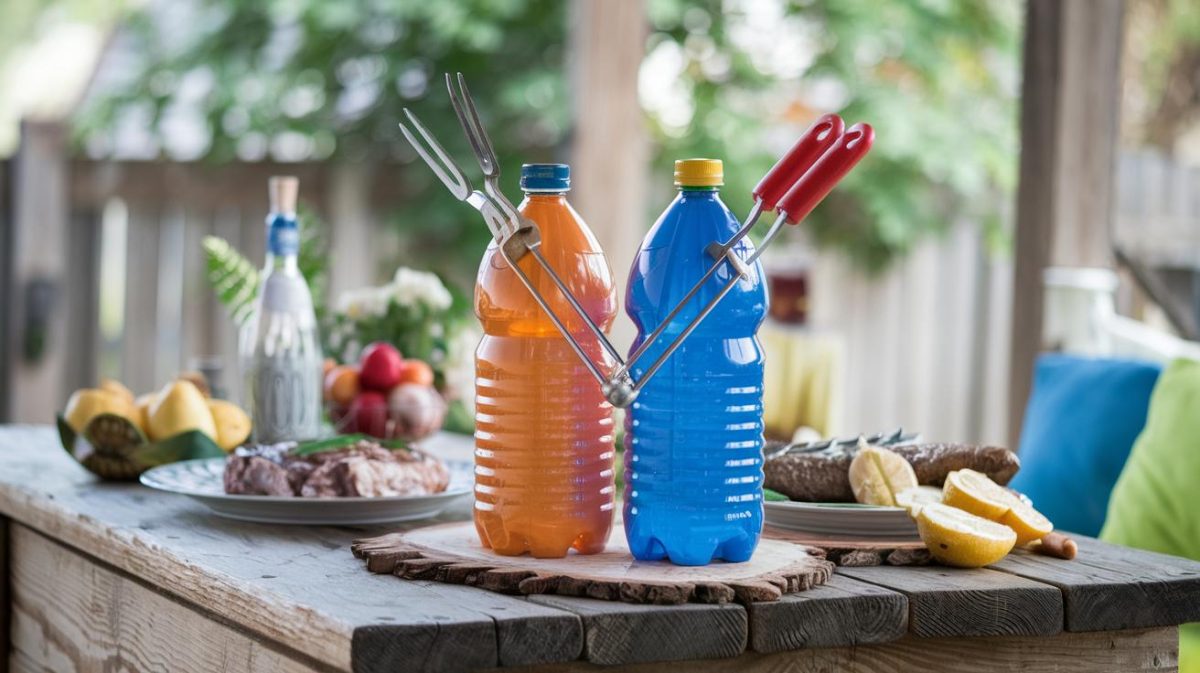 Transformez deux bouteilles en plastique en un outil utile pour votre barbecue