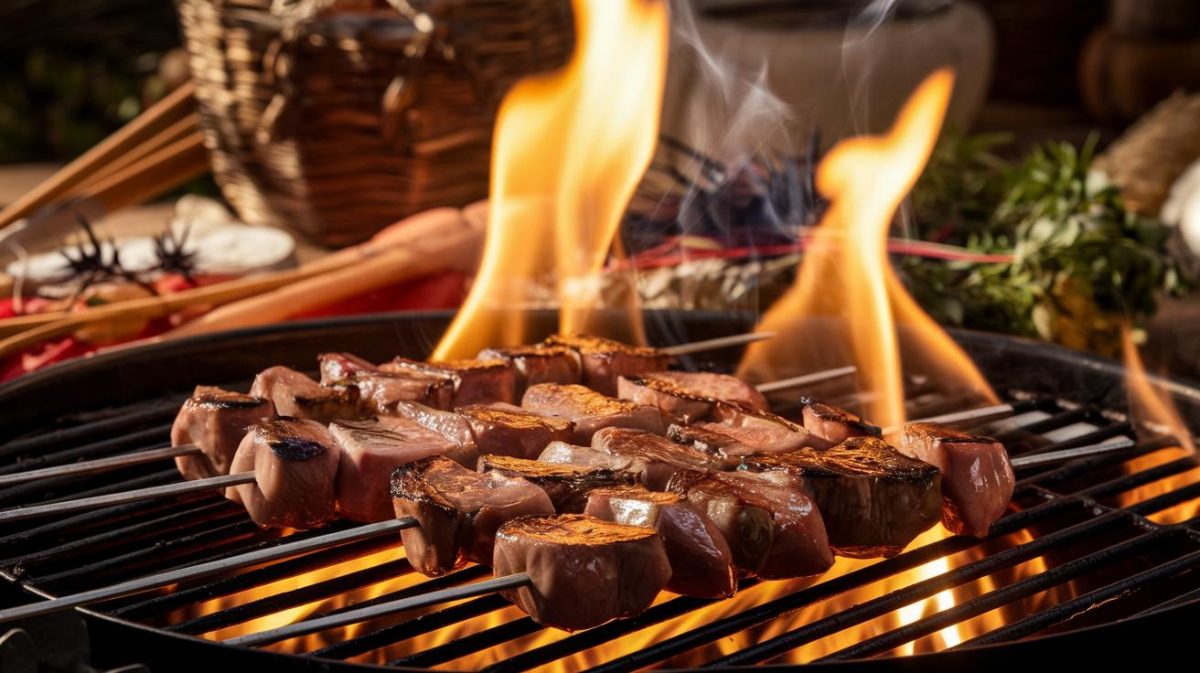 Voici comment éviter que les brochettes ne basculent lors de la cuisson au BBQ